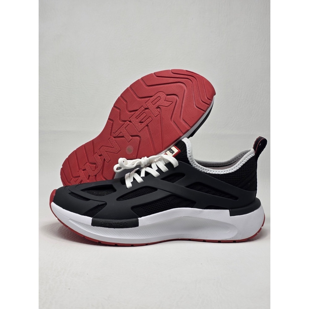 Hunter Travel Sneakers Womens Size 8 Black Water Repellent Quick Dry Shoes NEW